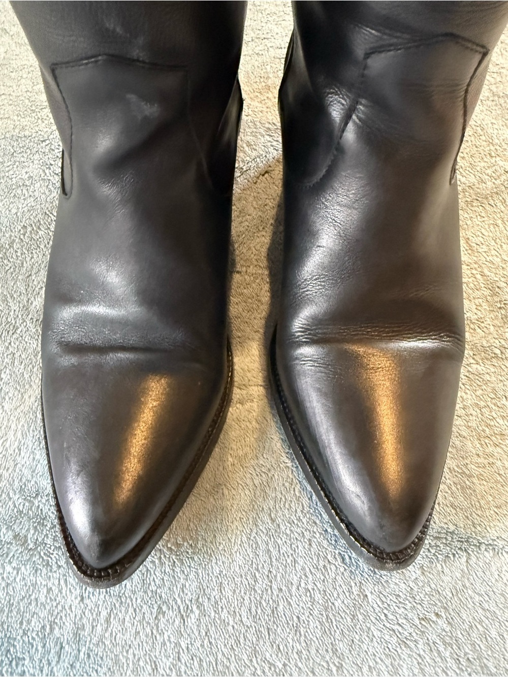 Emerson Fry Knee High boots size 38 black leather - Picture 8 of 9